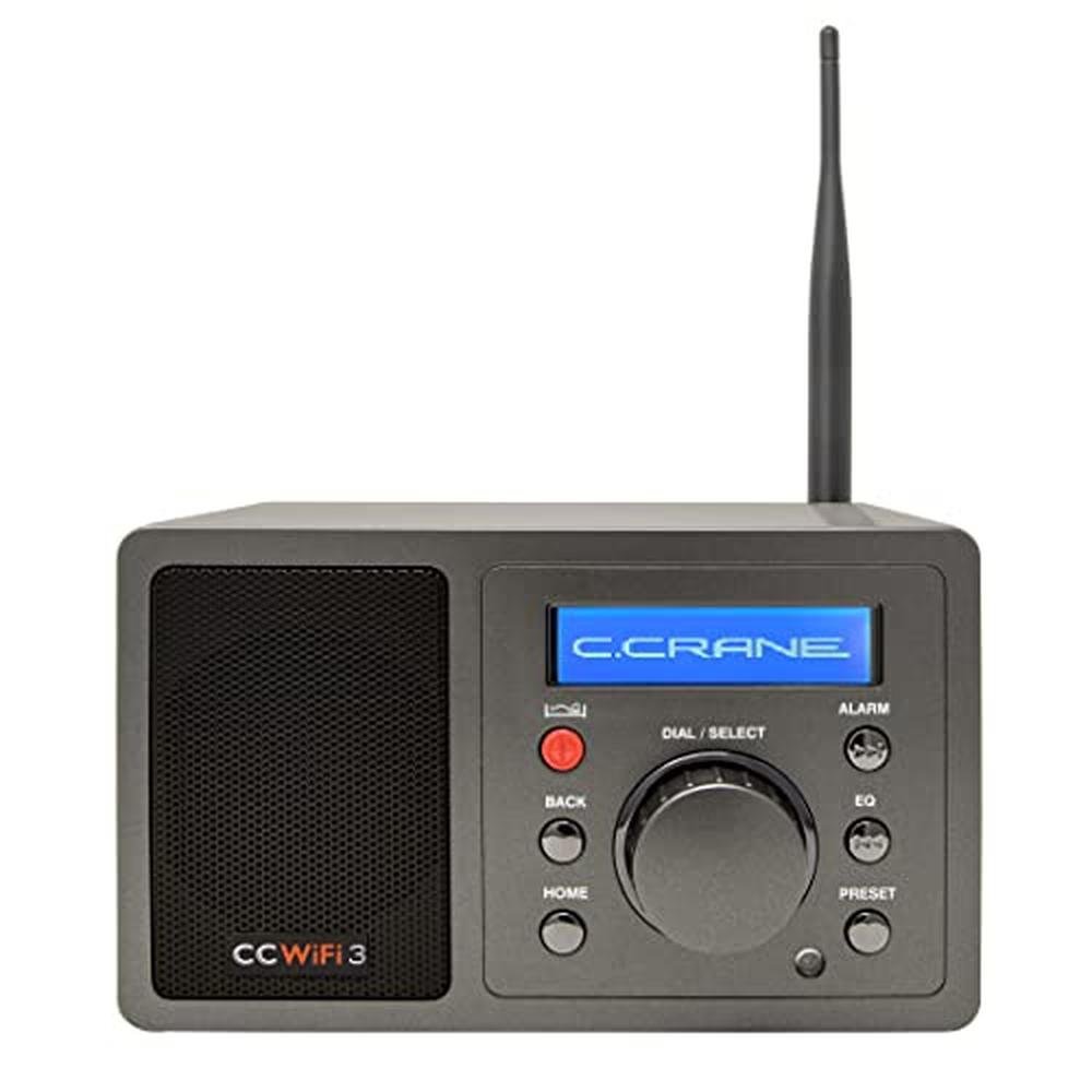 Radio Crane: C. Crane CC WiFi 3 Internet Radio with Skytune – Close-up Detail