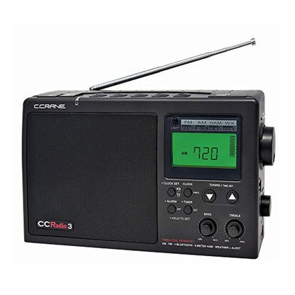 Crane CCRadio 3: C. Crane Long Range Reception AM FM NOAA – Front View