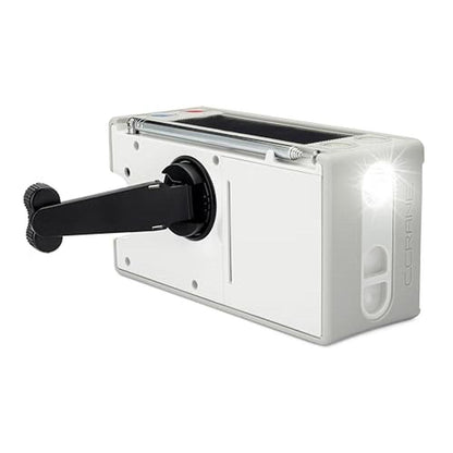 Crane CCRadio Solar: C. Crane CCRadio Solar with Bluetooth – Side View