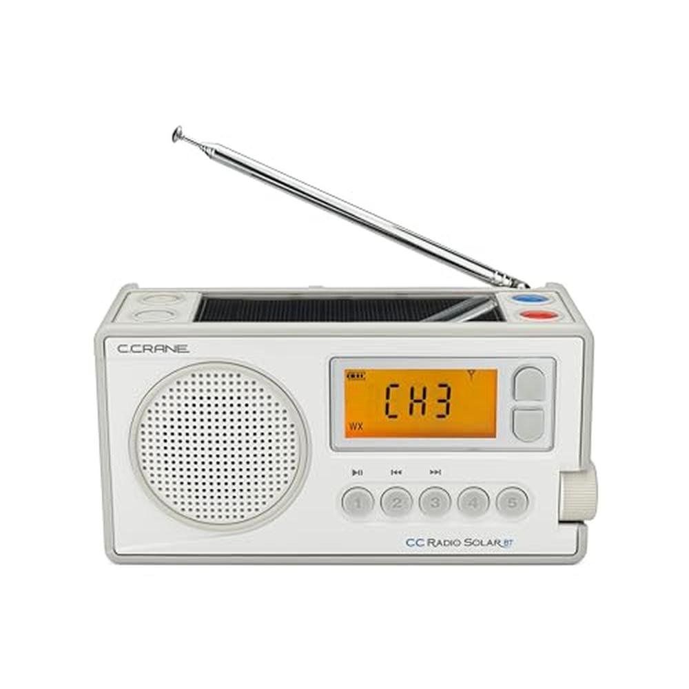 Crane CCRadio Solar: C. Crane CCRadio Solar with Bluetooth – In Use