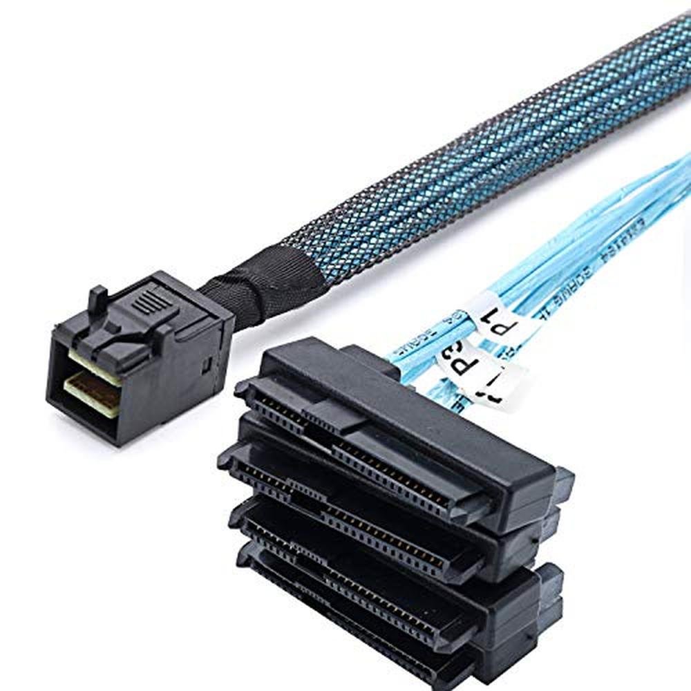 SFF SAS: Premium High-End Internal Mini SAS HD to 4x 29pin – In Use