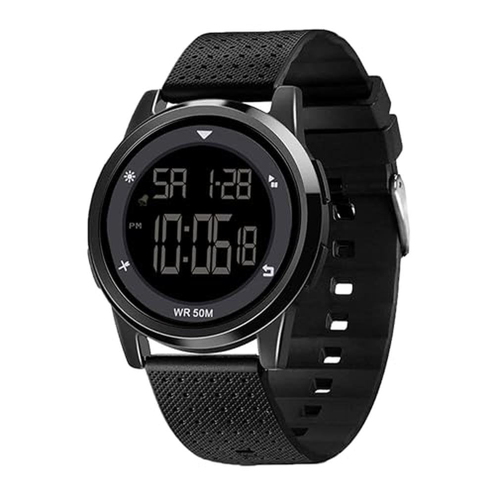 CakCity Men's Digital Sports Watch – Front View