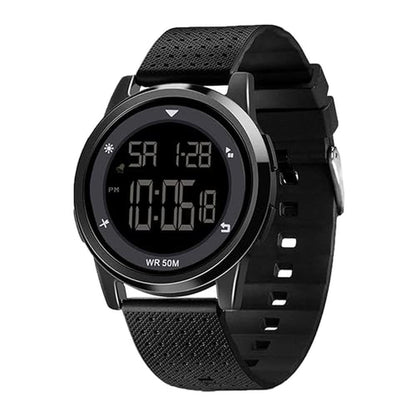CakCity Men's Digital Sports Watch – Front View