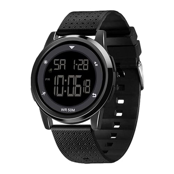 CakCity Men's Digital Sports Watch – Front View