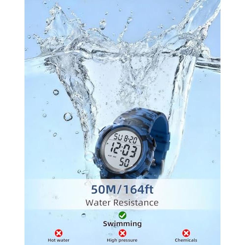 Watch CakCity: CakCity Mens Waterproof Digital Sports Watch – Packaging