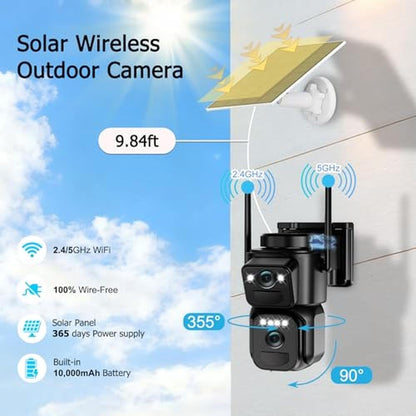 Security Caluxe: Caluxe Dual Lens Solar Security Cameras – Packaging