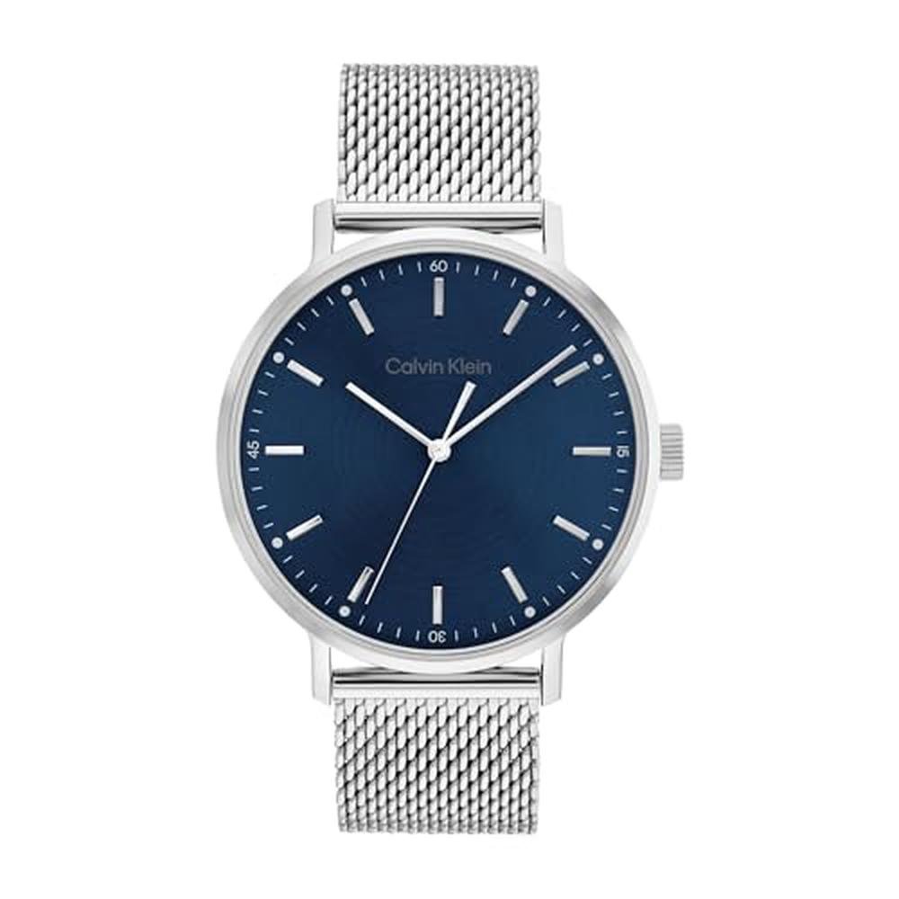 Stainless Steel: Calvin Klein Modern Men's Stainless Steel – Front View