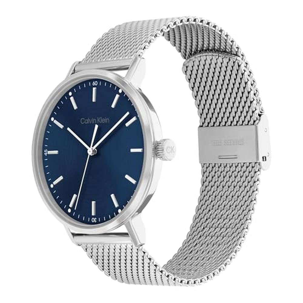 Stainless Steel: Calvin Klein Modern Men's Stainless Steel – Side View