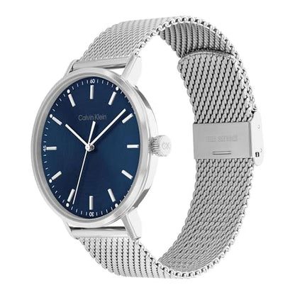 Stainless Steel: Calvin Klein Modern Men's Stainless Steel – Side View