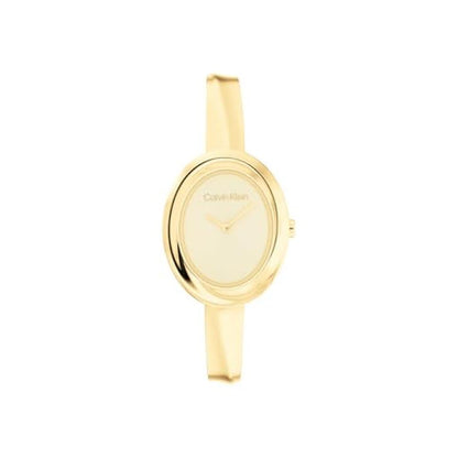 Calvin Klein Women's Twisted Bezel 24mm 2H Quartz Watch – Front View
