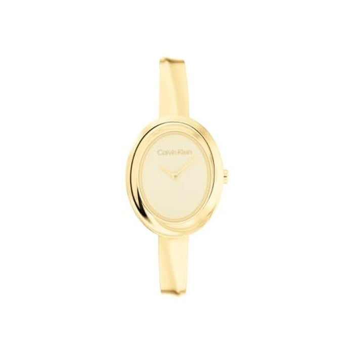 Calvin Klein Women's Twisted Bezel 24mm 2H Quartz Watch – Front View