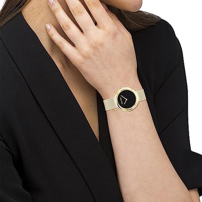 Calvin Klein Women's Twisted Bezel 34mm 2H Quartz Watch – Side View