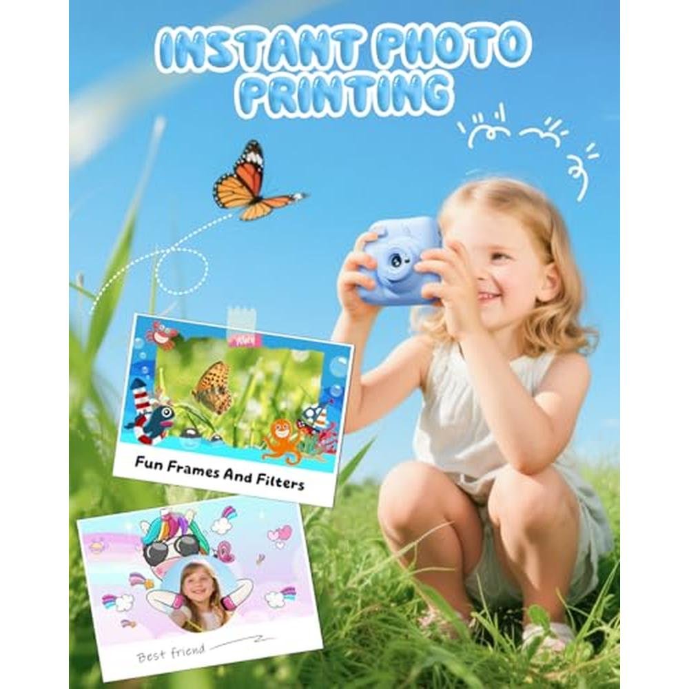 Kids Camera: CAMCLID Instant Print 1080p HD – Close-up Detail