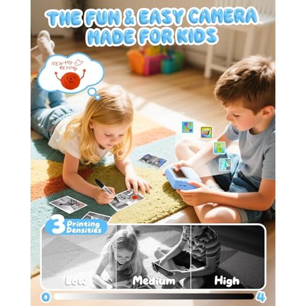 Kids Camera: CAMCLID Instant Print 1080p HD – In Use