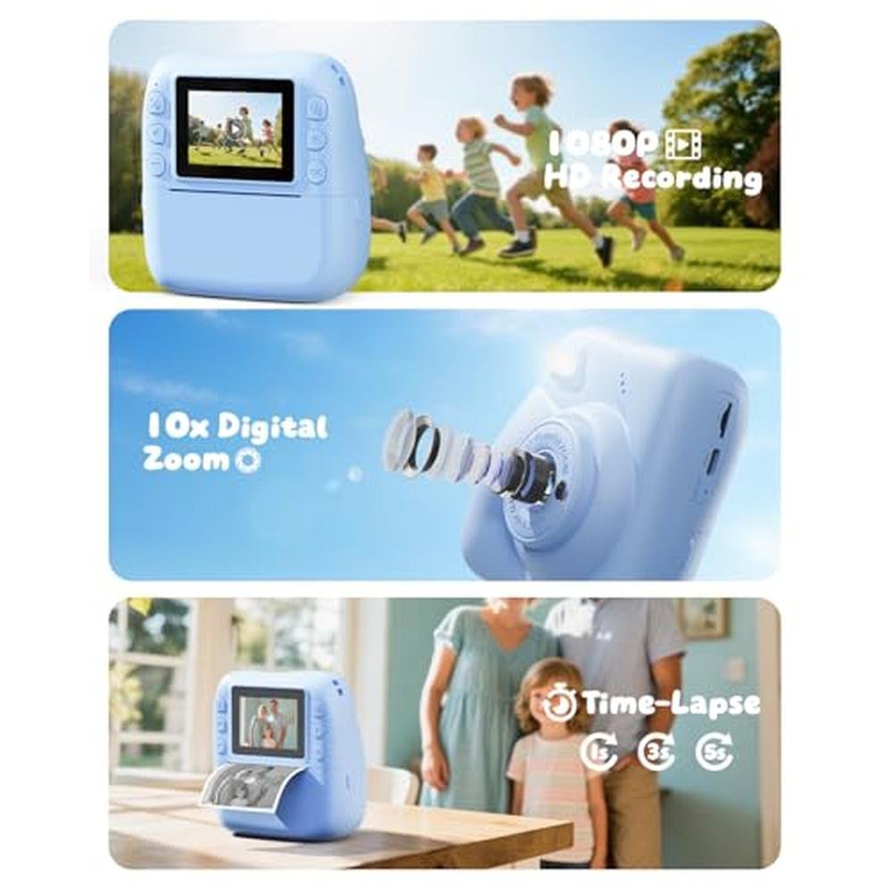 Kids Camera: CAMCLID Instant Print 1080p HD – Packaging