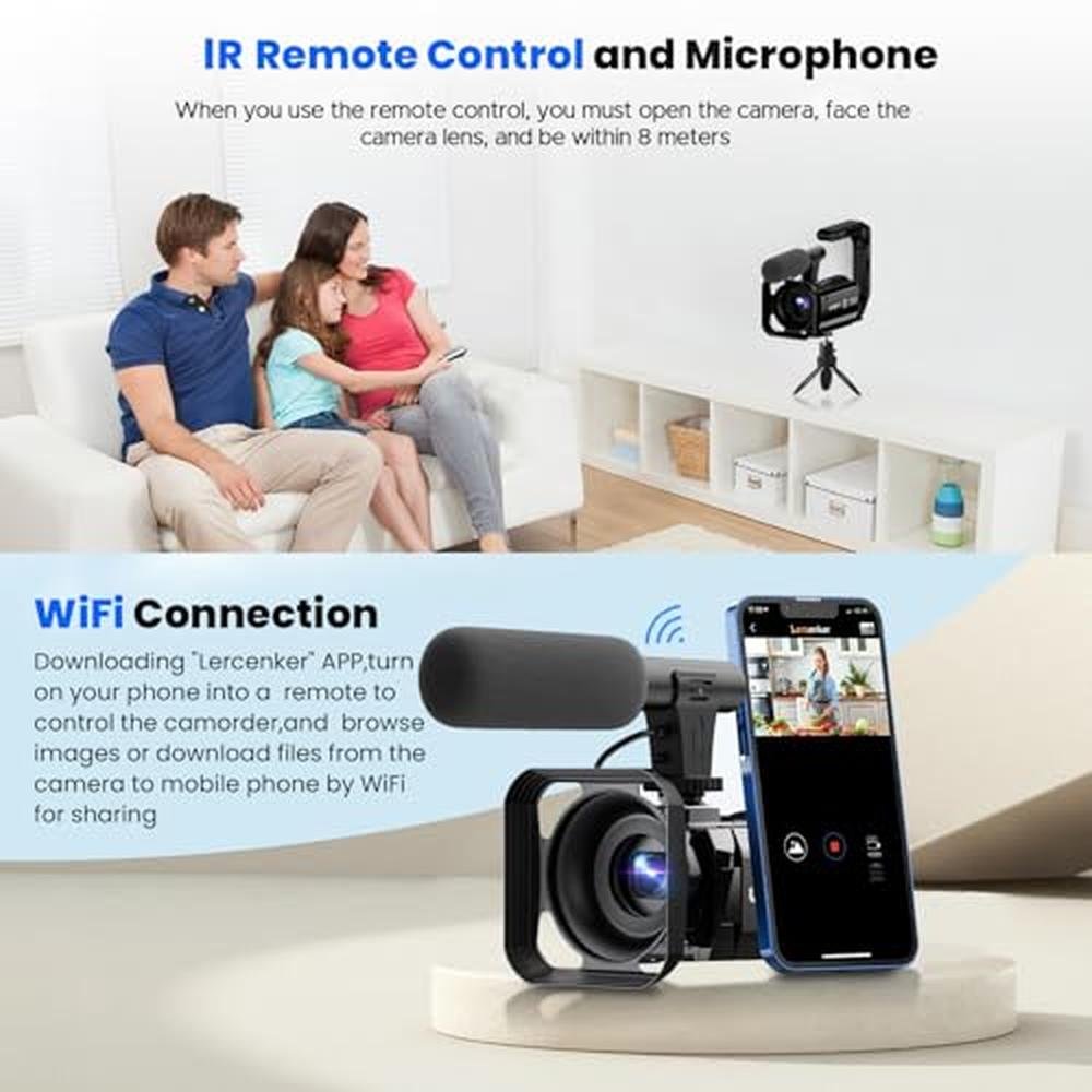 Camera Camcorder: 5K Dual Lens Vlogging Camera for YouTube – Packaging