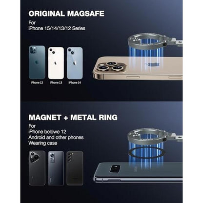 Magnetic Phone Holder: CAMOLO GEEK Dual Magnetic Phone Mount – Close-up Detail