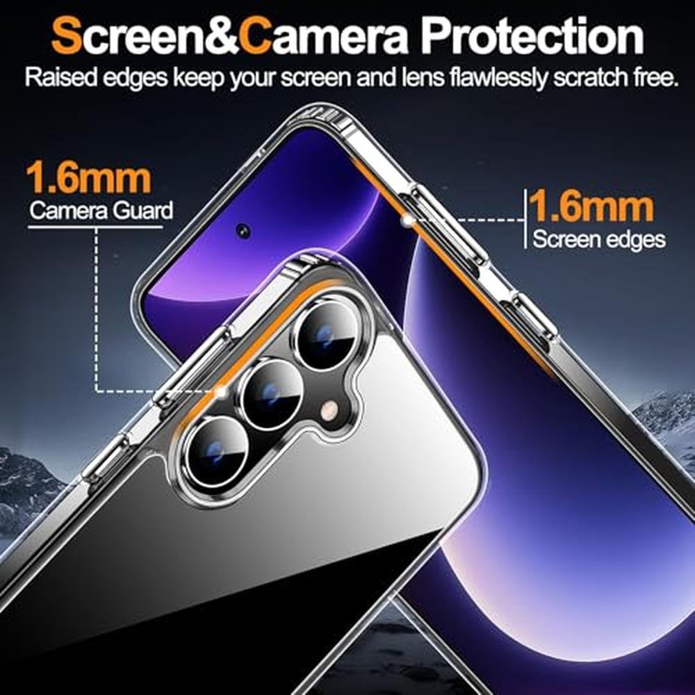 Clear Galaxy S25 Ultra Case: CansanDezin 3.0mm Raised – Packaging