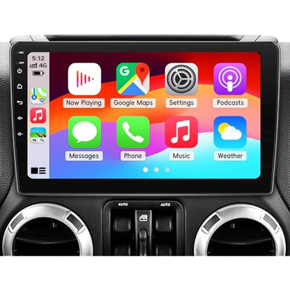 Car Radio Android: Jeep Wrangler JK 2007-2018 2+64G Android – Front View