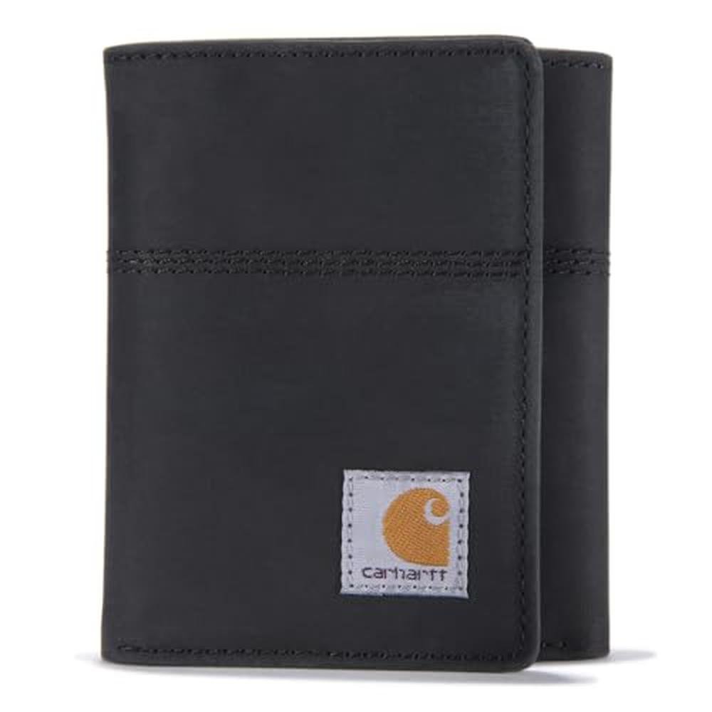 Carhartt Men's B0000208 Saddle Leather Trifold Wallet One – Front View
