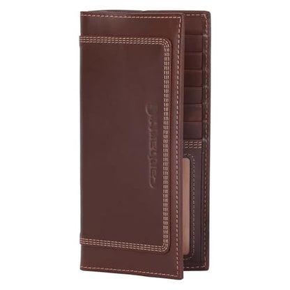 Carhartt Men's Rugged Leather Triple Stitch Wallets – Side View