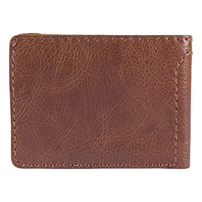 Carhartt Men's Rugged Patina Leather Wallets – Close-up Detail