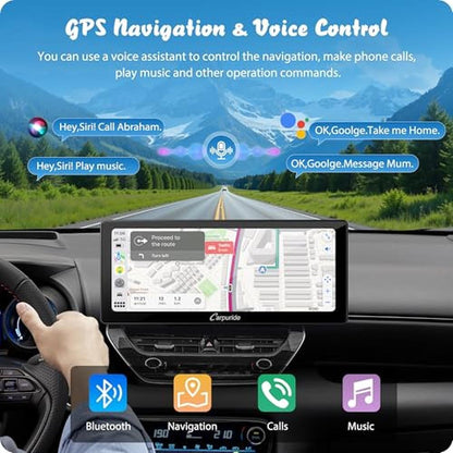 Carpuride W103 Pro: Premium Wireless Car Stereo with – Close-up Detail