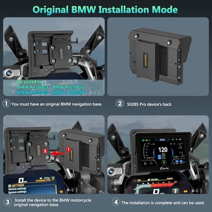 Carpuride W502BS Pro: BMW Motorcycle Navigation Stereo – Packaging