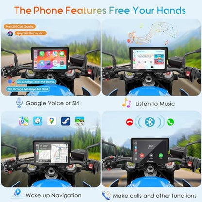 Carpuride W502PRO: Premium Motorcycle GPS Navigation Screen – Packaging