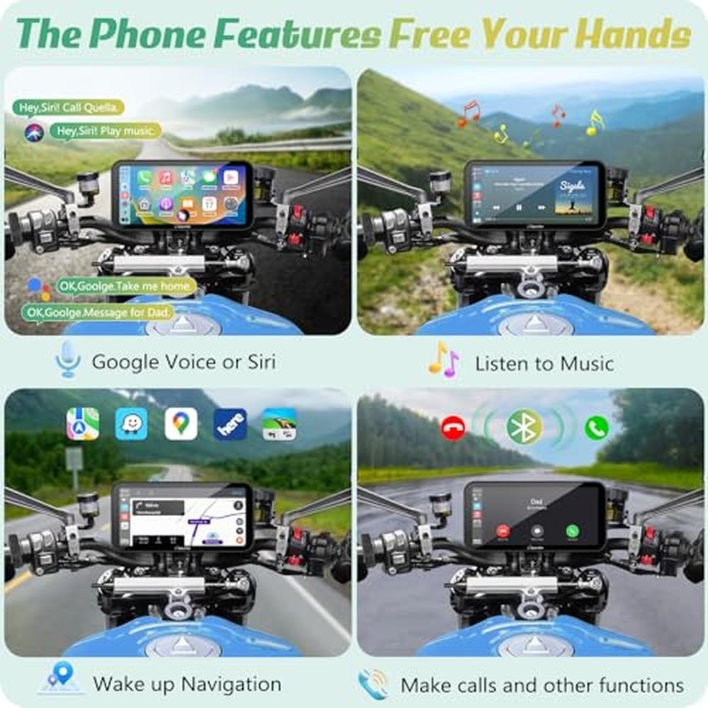 Carplay Carpuride: Carpuride W603D Motorcycle GPS Carplay – Packaging