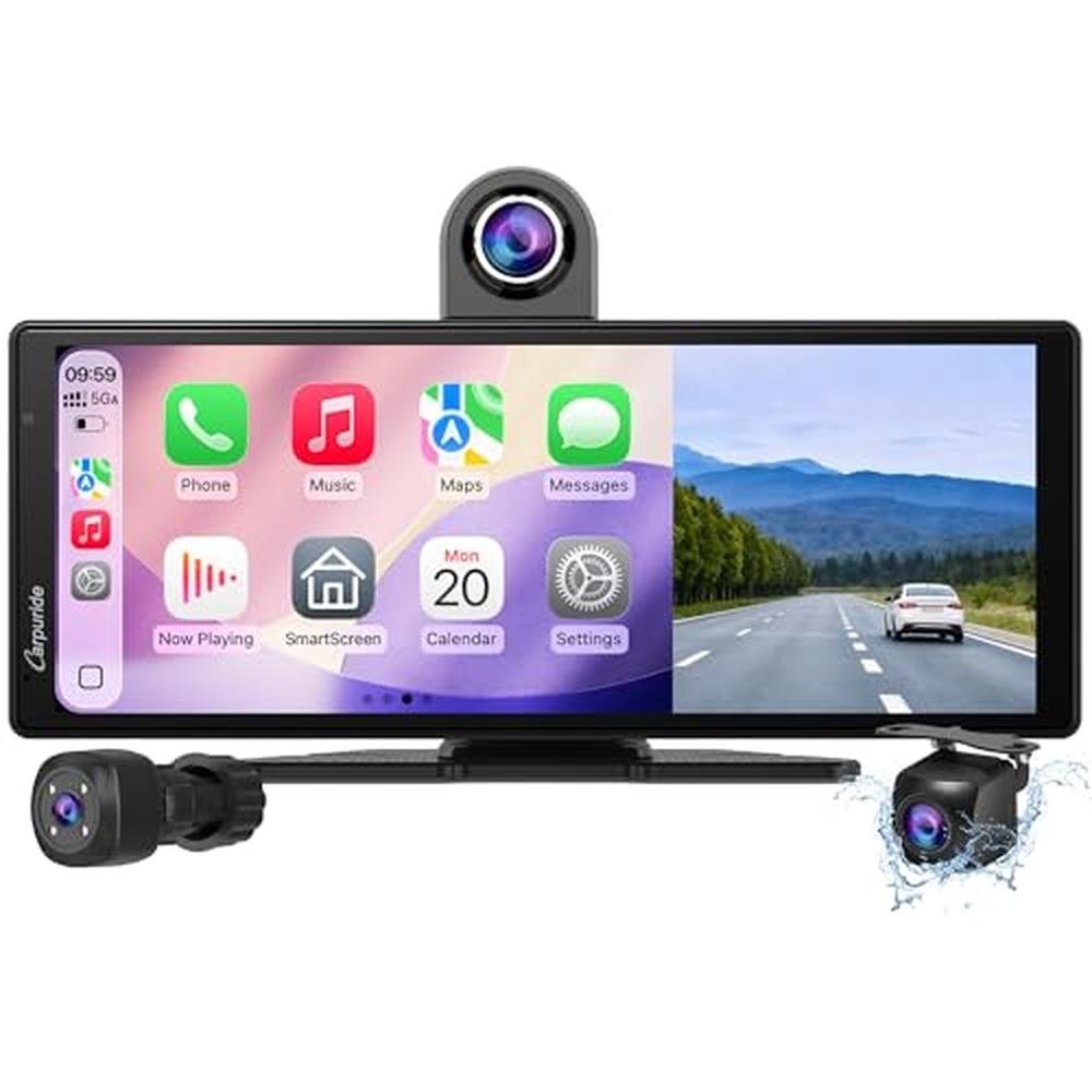 Carpuride W903S3: 9.3-inch HD Wireless Carplay Android Auto – Front View