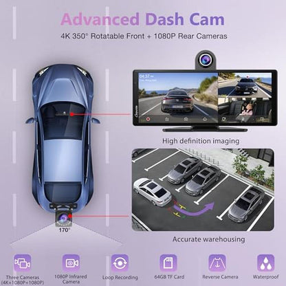 Carpuride W903S3: 9.3-inch HD Wireless Carplay Android Auto – In Use