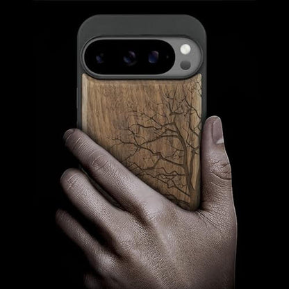 Carveit Case: Carveit Magnetic Wooden Case for Pixel 10 Pro – Side View