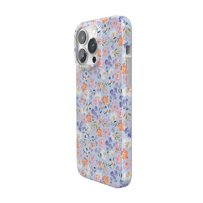 Casely iPhone 14 Pro Case: Poppy Meadows Pastel Floral – Side View