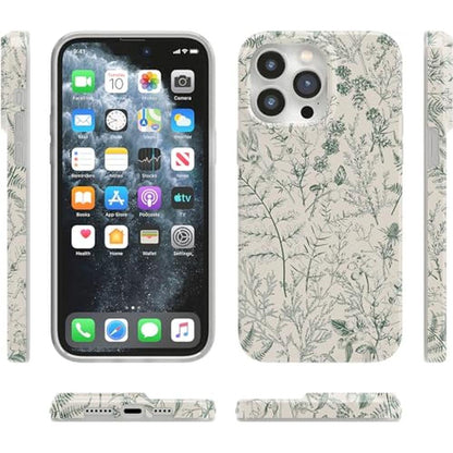 Casely iPhone 14 Pro Case: Sage Garden Green Floral – Packaging