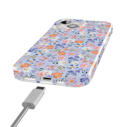 Casely iPhone 15 Case: Poppy Meadows Pastel Floral – Packaging