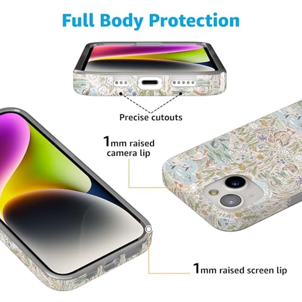 Casely iPhone 15 Case: The Waddle Path Duck Pond – Close-up Detail