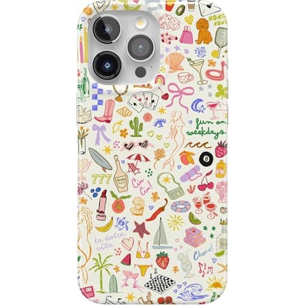 Fun Casely: Casely iPhone 15 Pro Max Case All the Fun Things – Front View