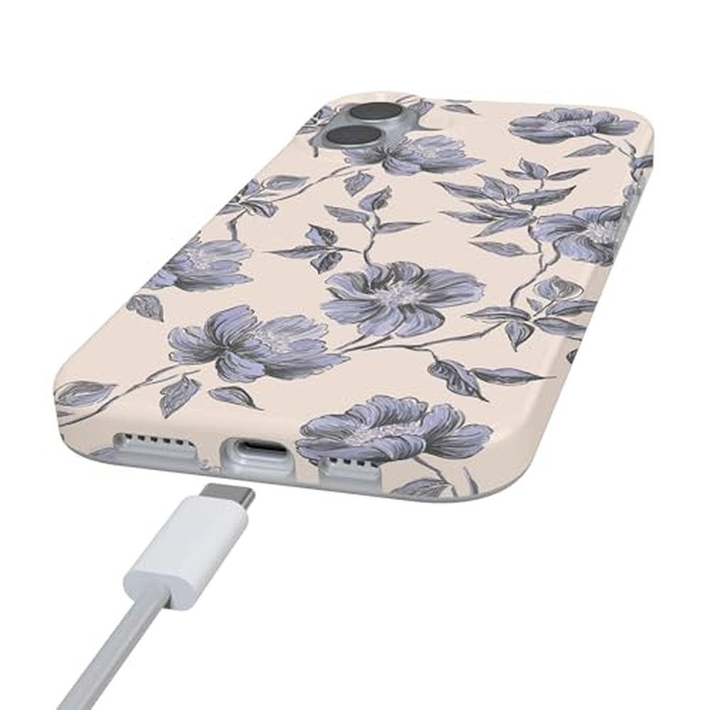 Casely iPhone 16 Case: Ink & Iris Vintage Floral – Packaging