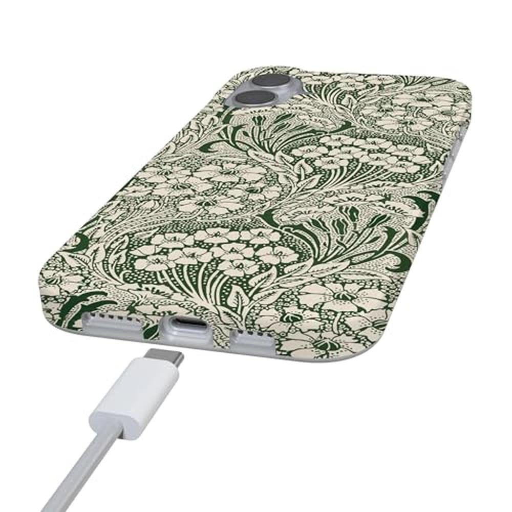 Casely iPhone 16 Case: Mystic Meadow Green Gardens – Packaging