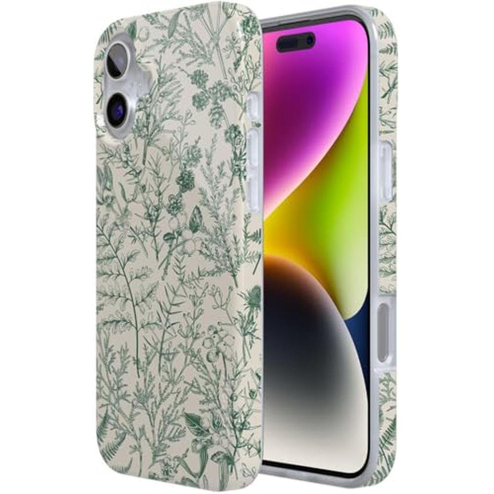 Casely iPhone 16 Case: Sage Garden Green Floral – Packaging