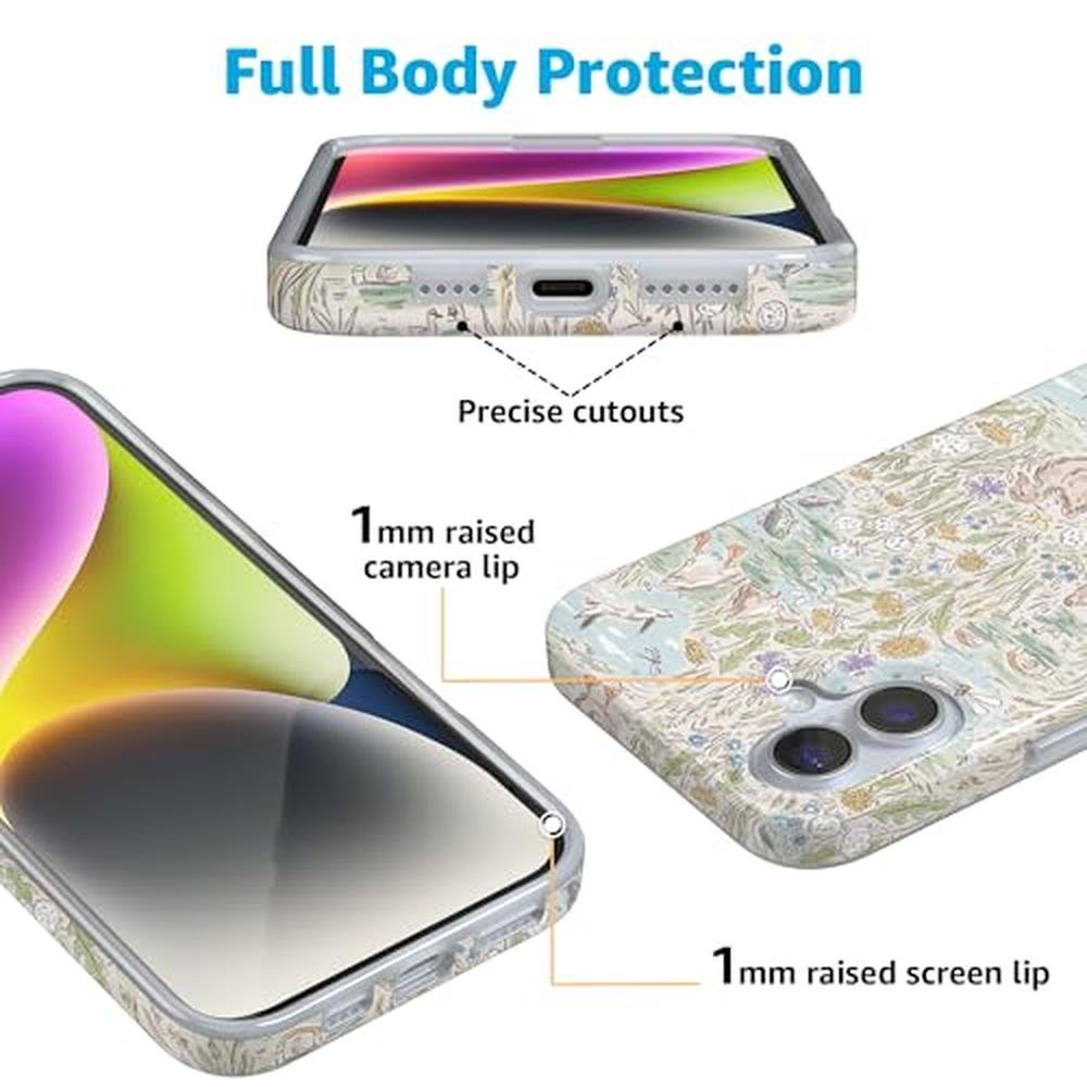 Casely iPhone 16 Case: The Waddle Path Duck Pond – Close-up Detail