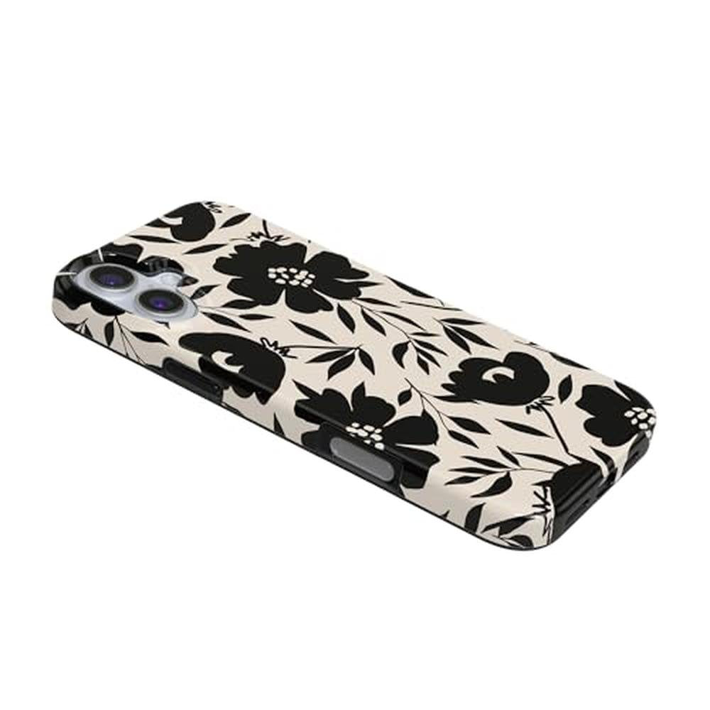 Casely iPhone 16 Plus Case: Dark Fantasy Contrast Floral – Packaging