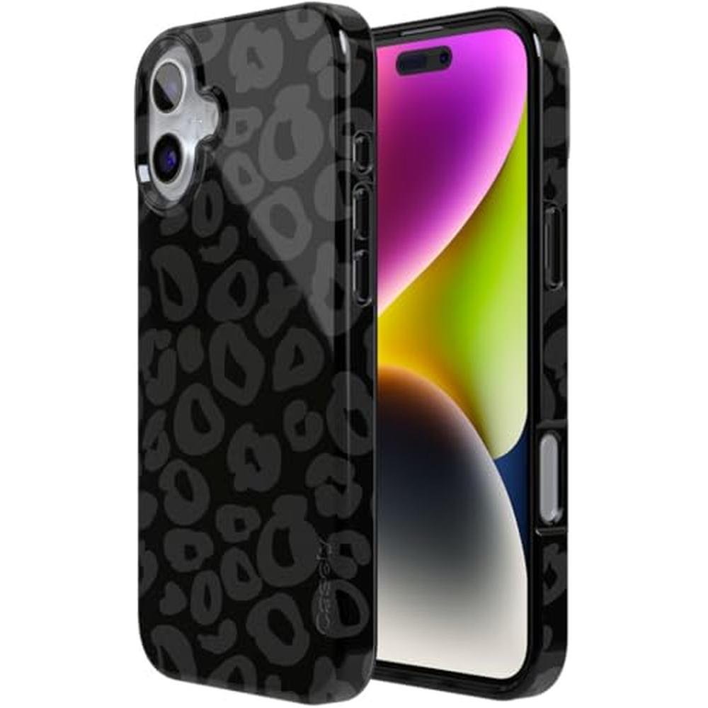 Casely iPhone 16 Plus Case: Into the Wild Black Leopard – Packaging