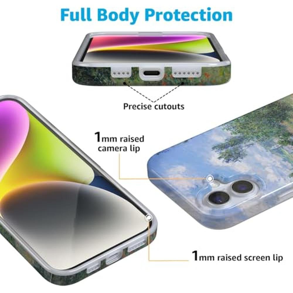 Casely iPhone 16 Plus Case: Monet's View The Met Museum – In Use