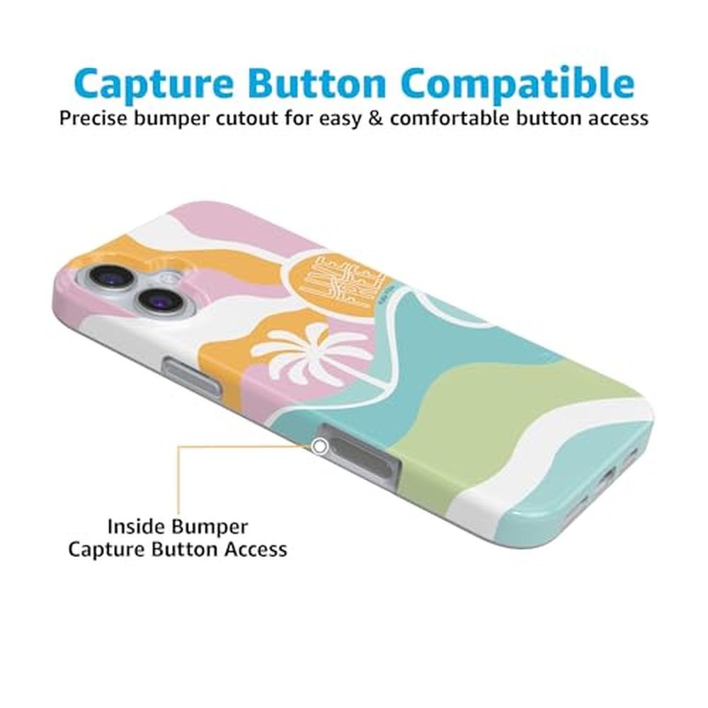 Casely iPhone 16 Plus Case: Pura Vida Tropical Dreams – In Use