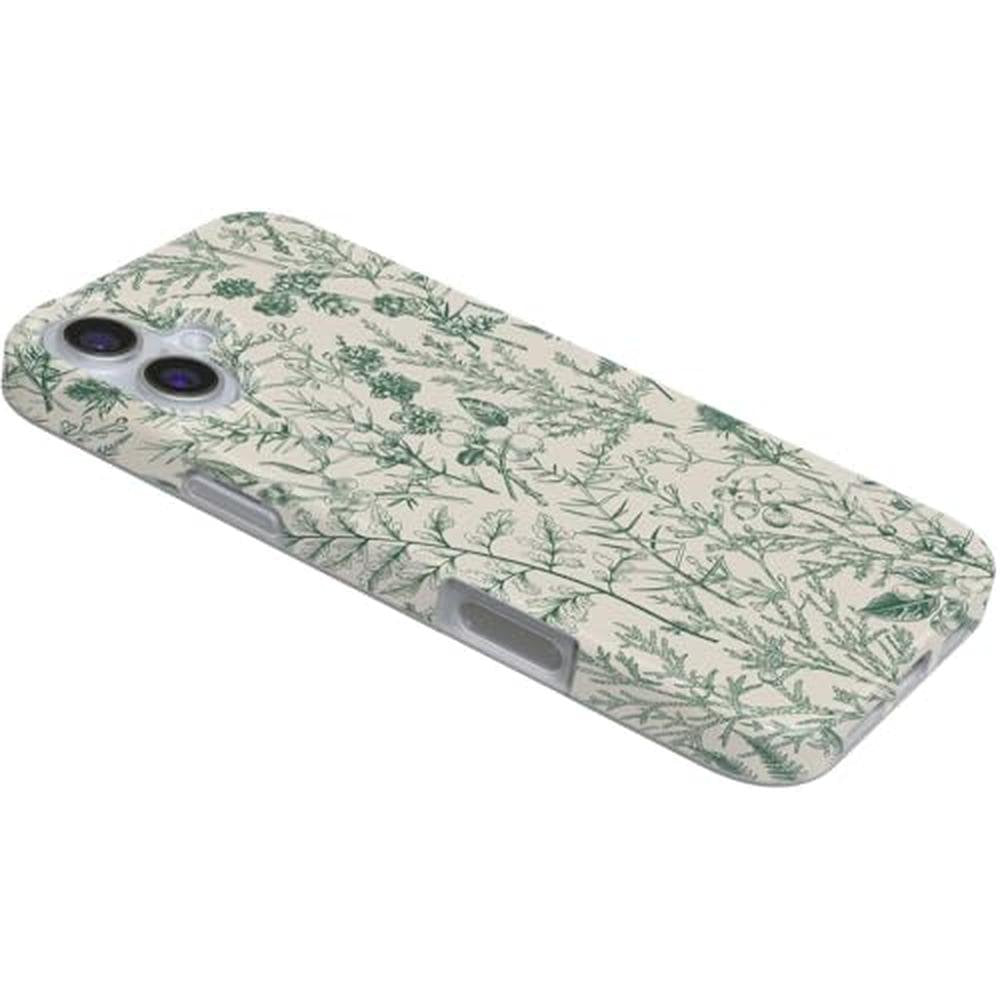 Casely iPhone 16 Plus Case: Sage Garden Green Floral – Packaging