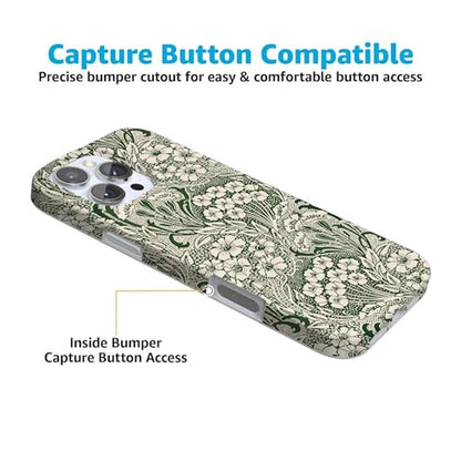 Casely iPhone 16 Pro Case: Mystic Meadow Green Gardens – Packaging