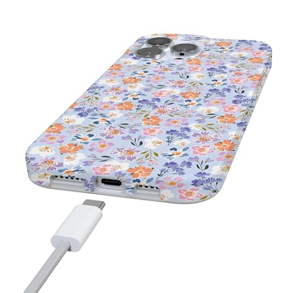 Casely iPhone 16 Pro Case: Poppy Meadows Pastel Floral – Packaging