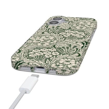 Casely iPhone 17 Case: Mystic Meadow Green Gardens – Packaging